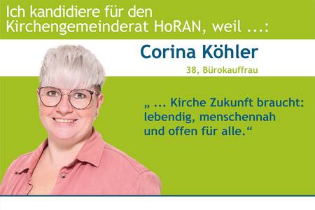 Quelle: M. Dahlinger für HoRAN Corina Köhler kandidiert.