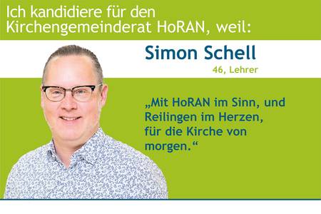 Quelle: M. Dahlinger für HoRAN Simon Schell kandidiert.